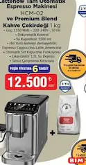 KUMTEL LATTENOW TAM OTOMATİK ESPRESSO MAKİNESİ HCM 02 fiyat ve kampanya bilgisi